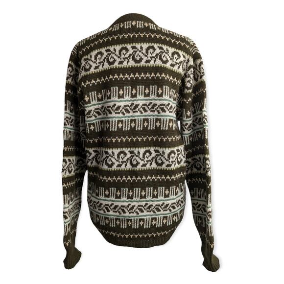 Vintage Men's Sweater Jersild Cardigan Medium Wool Neenah Wisconsin - Picture 3 of 8